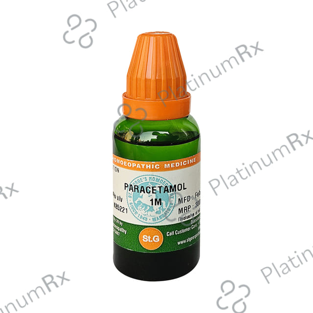 St George 125mg Paracetamol Dilution 1M 30ml