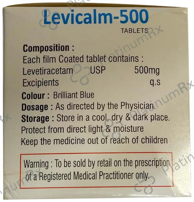 Levicalm 500 Tablet