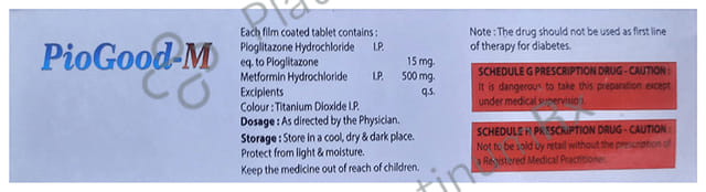 Piogood-M Tablet 10 tablets Tablet Algen Healthcare Limited