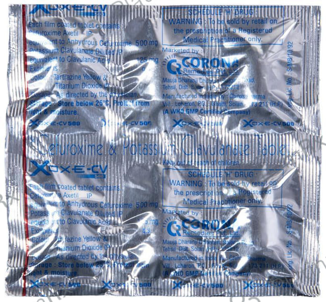 Xoxe CV 500/125mg Tablet 6s