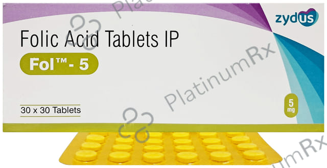 Fol 5mg Tablet 30s