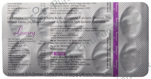 Luxury Softgel Capsule 10s
