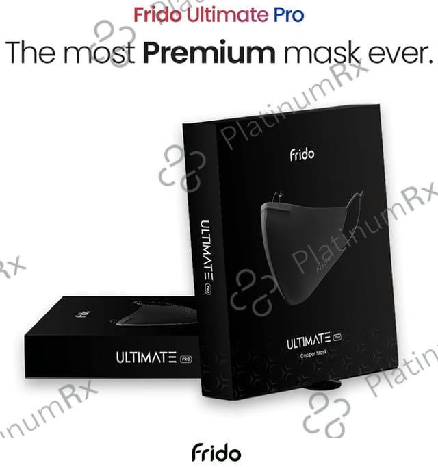 Frido Ultimate Pro Copper Face Mask Large Black 4 masks