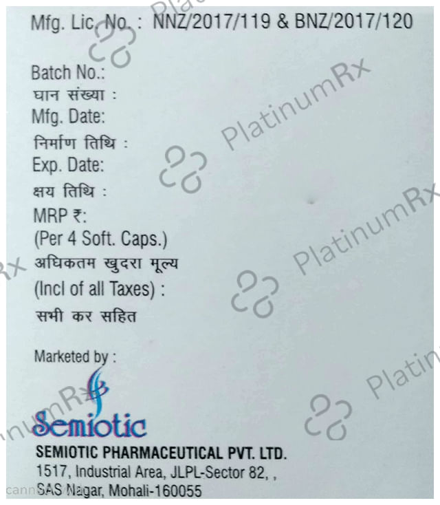 Semioral D3 Softgel Capsule