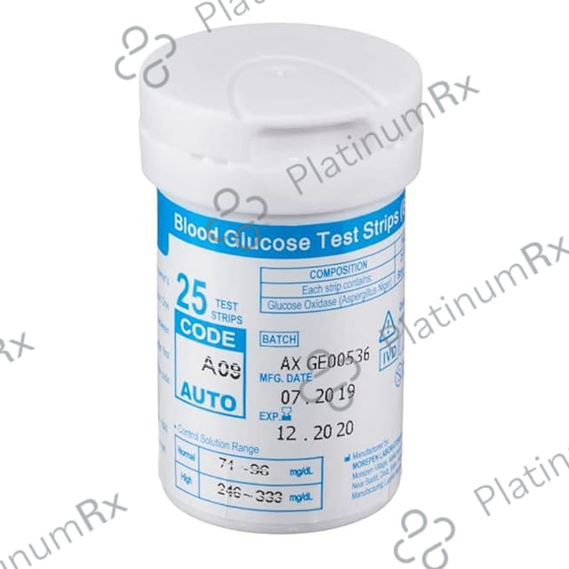 Dr Morepen Glucometer Gluco One Strips 25s