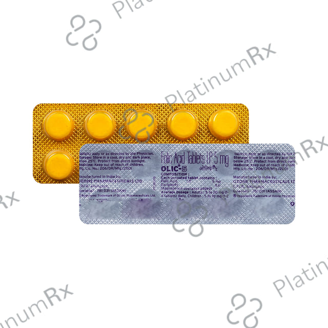 Olic 5000mcg Tablet 10s