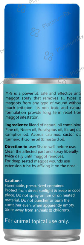 Medivet M 9 Botanical Maggot Remover Spray