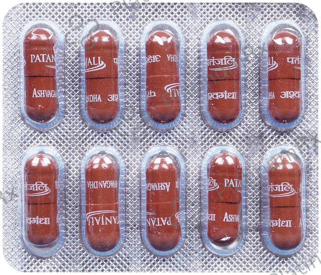 Patanjali Ayurveda Ashvagandha Capsule for Weakness & Fatigue