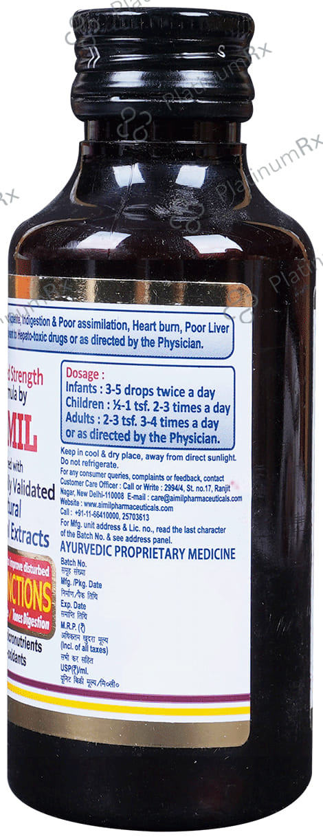 Aimil Amlycure DS Syrup 100ml