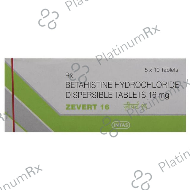 Zevert 16 Tablet DT