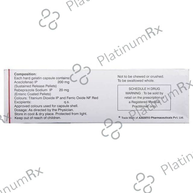 Raceclo 200/30mg Capsule SR 10s