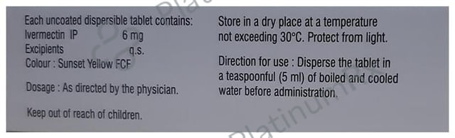 Iverhope 6mg Tablet DT