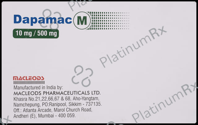 Dapamac M 10/500mg Tablet ER 15s