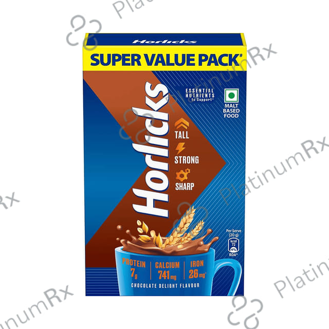 Horlicks Drink - Powder with Zinc, Vitamin C & D - Flavour Chocolate Delight 1 kg