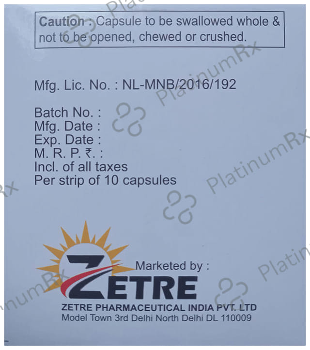 Esozet D 30/40mg Capsule SR 10s