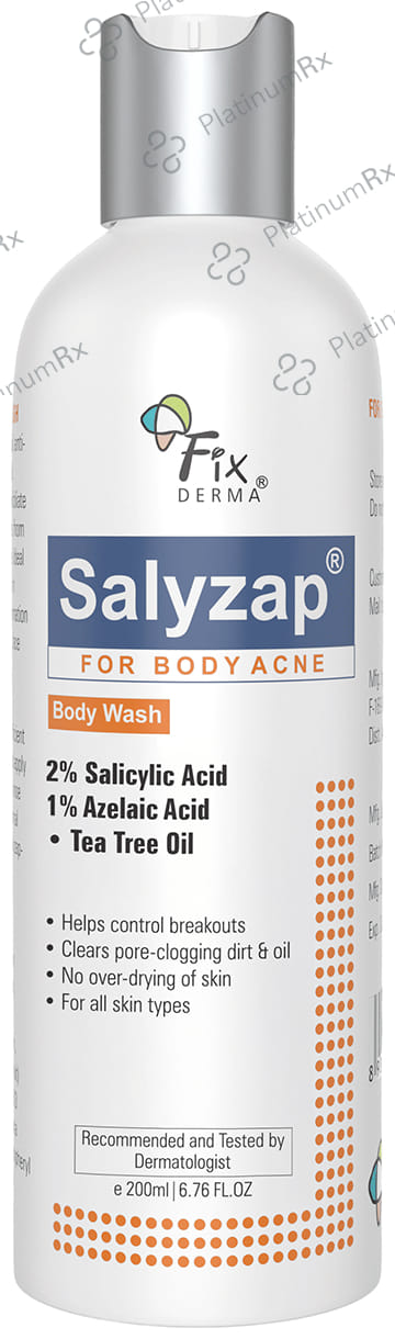 Fixderma Salizap For Body Acne Body Wash