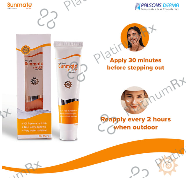 Sunmate Spf 30 Plus Gel Cream 50gm