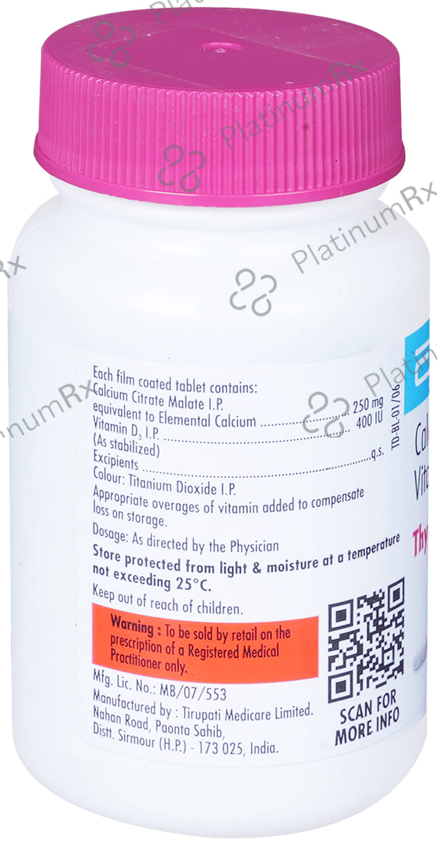 Thyrocal D3 250mg/400IU Tablet 30s
