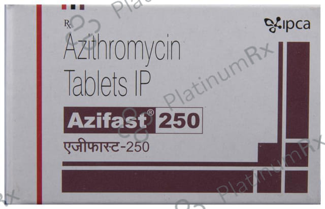 Azifast 250mg Tablet 6s (Ipca)