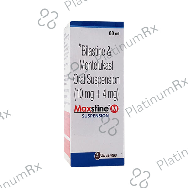Maxstine M 10/4mg Oral Suspension 60ml