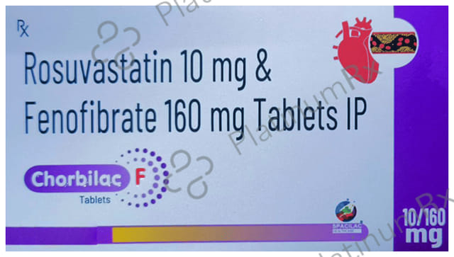 Chorbilac 160/10mg F Tablet 10s