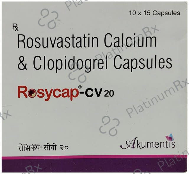 Rosycap CV 20/75mg Capsule 15s