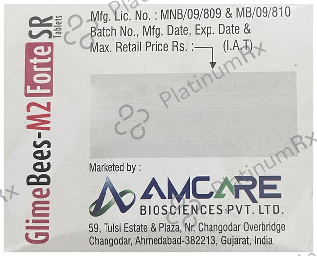 Glimebees-M 2 Forte SR Tablet