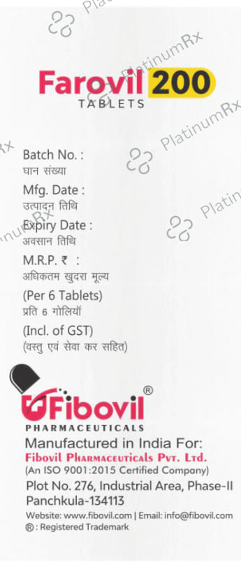 Farovil 200mg Tablet 10s