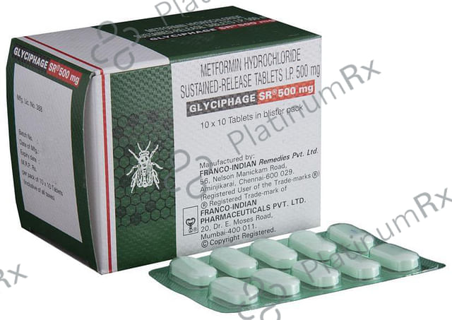 Glyciphage 500mg SR Tablet 10s