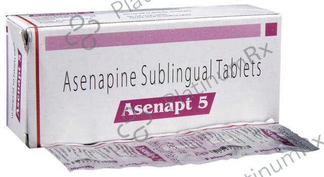 Asenapt 5mg Sublingual Tablet 10s