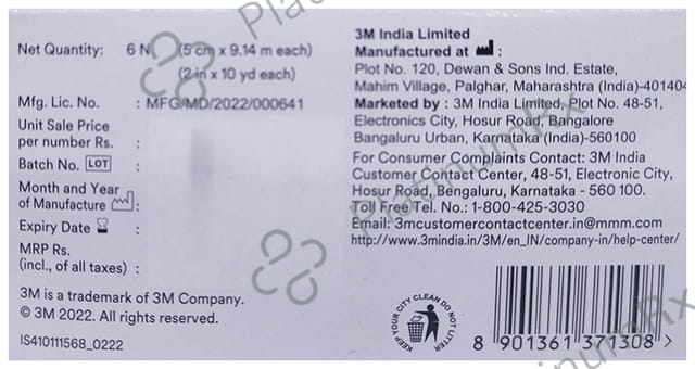 3M Surgical Paper Tape 5cm x 9.14m