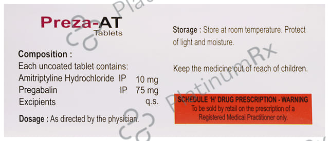 Preza AT 10mg/75mg Tablet