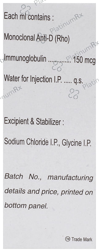 Rhoclone 150mcg Injection