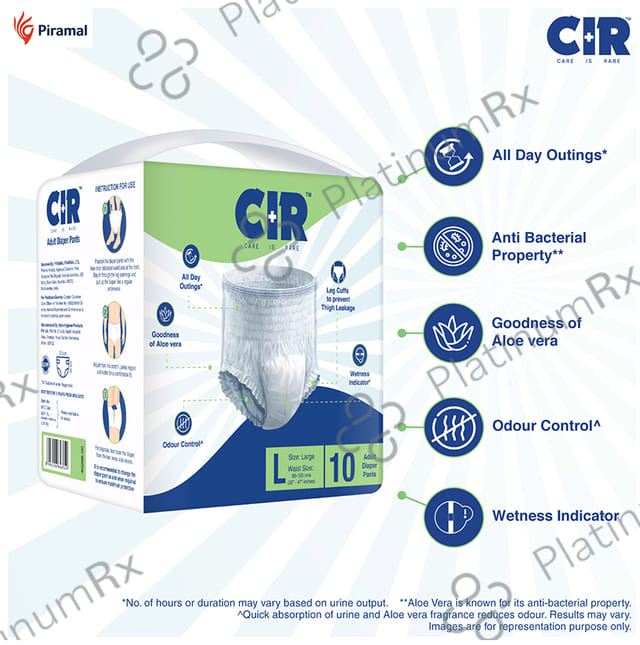 CIR Adult Diaper Pants Large 10s