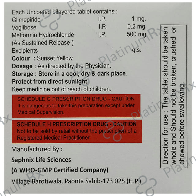 Glimecaid MV 1 Tablet SR