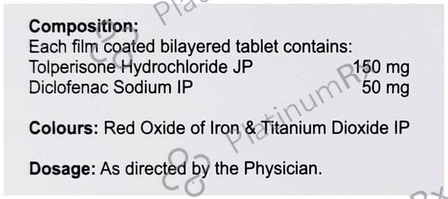 Tolexant D 150/50mg Tablet 10s