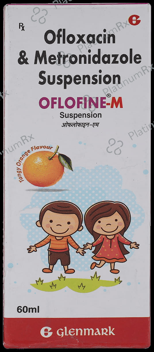 Oflofine M 100/50mg Oral Suspension Tangy Orange 60ml