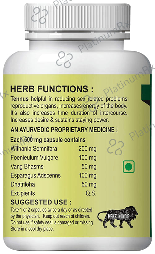 Fasczo Tennus 500mg Capsule