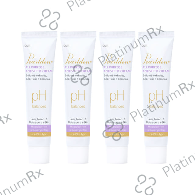 Pearldew pH Balanced All Purpose Antiseptic Cream (30gm Each) 4 Tubes