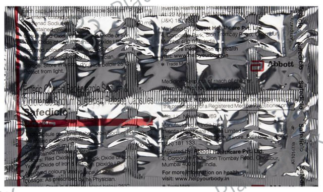 Safediclo 20/100mg Capsule SR 10s