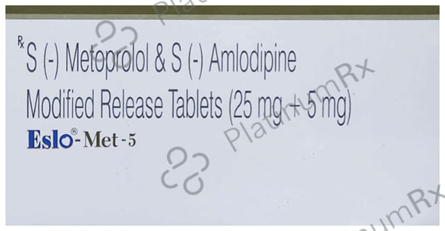 Eslo Met 5/25mg Tablet 10s