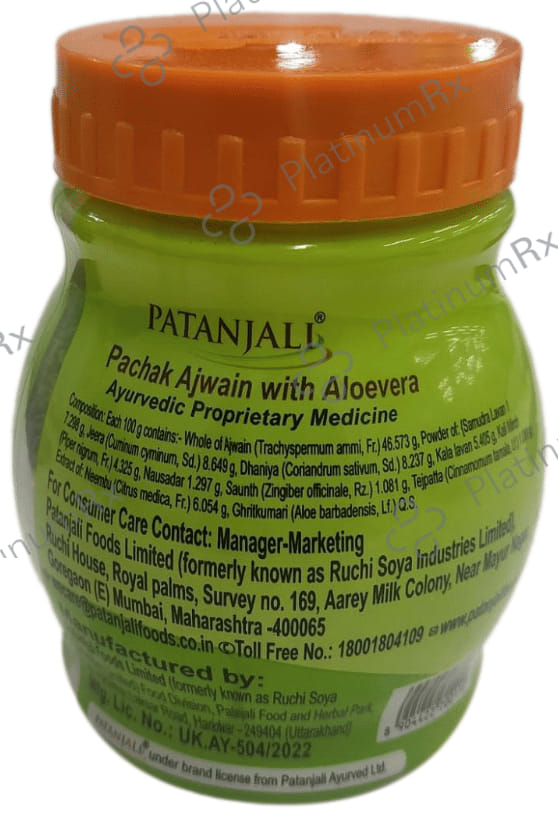 Patanjali Ayurveda Pachak Ajwain with Aloe Vera