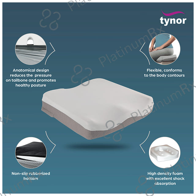 Tynor H 13 Coccyx Cushion Seat Universal Grey