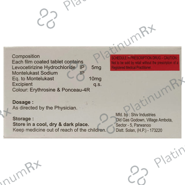 Snizid M 5/10mg Tablet 10s