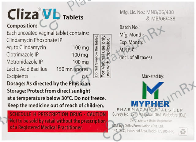Cliza VL Tablet VT