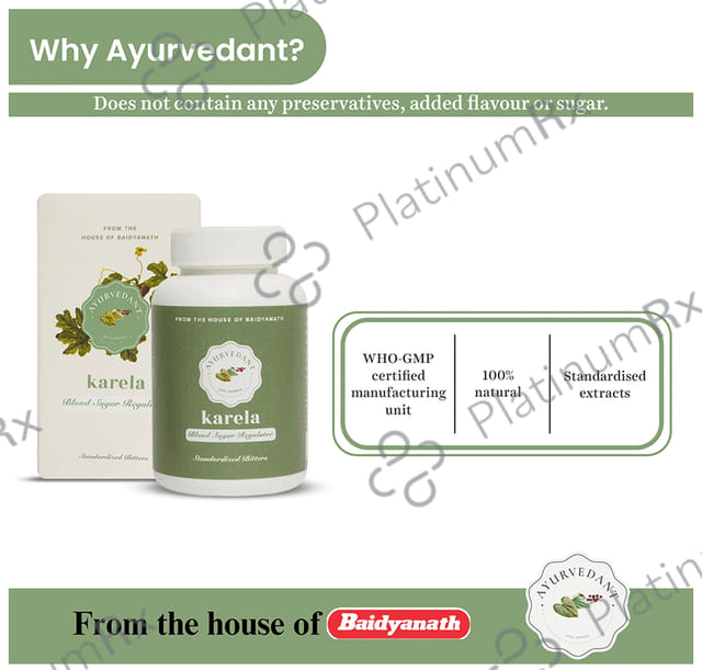 Baidyanath (Jhansi) Ayurvedant Karela Capsule