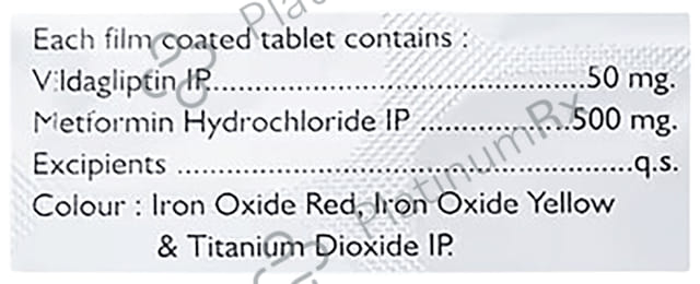 Zovilda M 500/50mg Tablet 15s