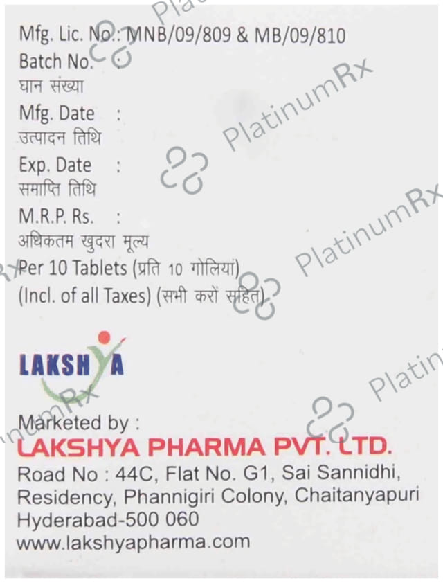 Cilovas T 10mg/40mg Tablet