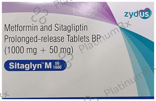 Sitaglyn M 50/500mg Tablet PR 10s
