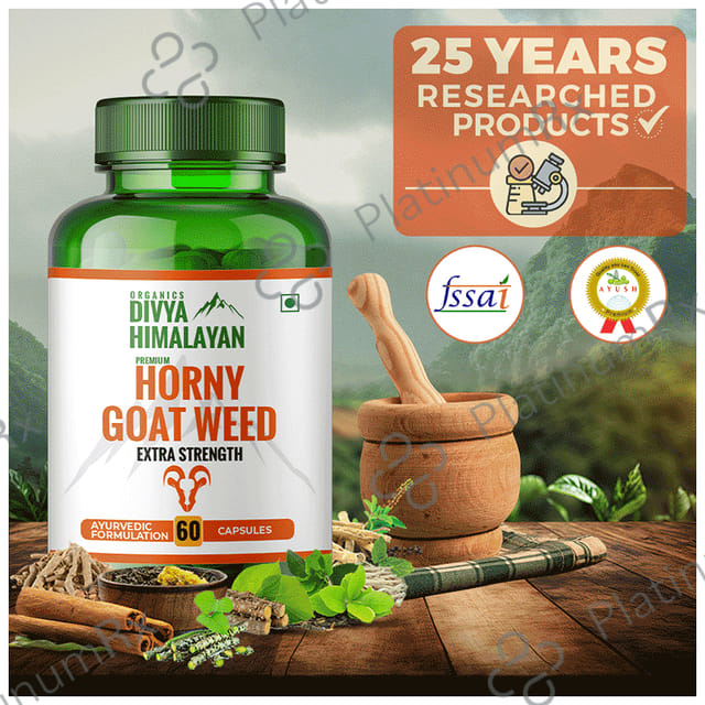 Divya Himalayan Premium Horny Goat Weed Capsule